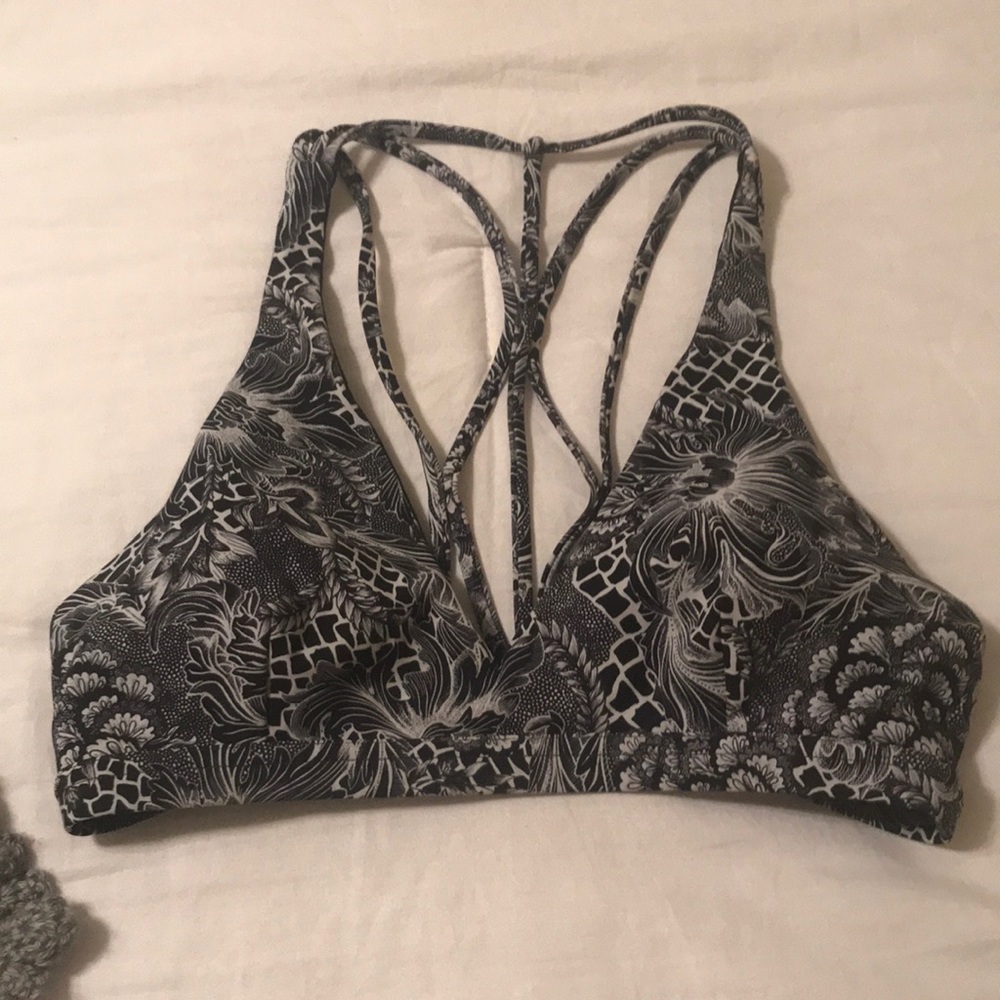 Lululemon Black & White Sports Bra